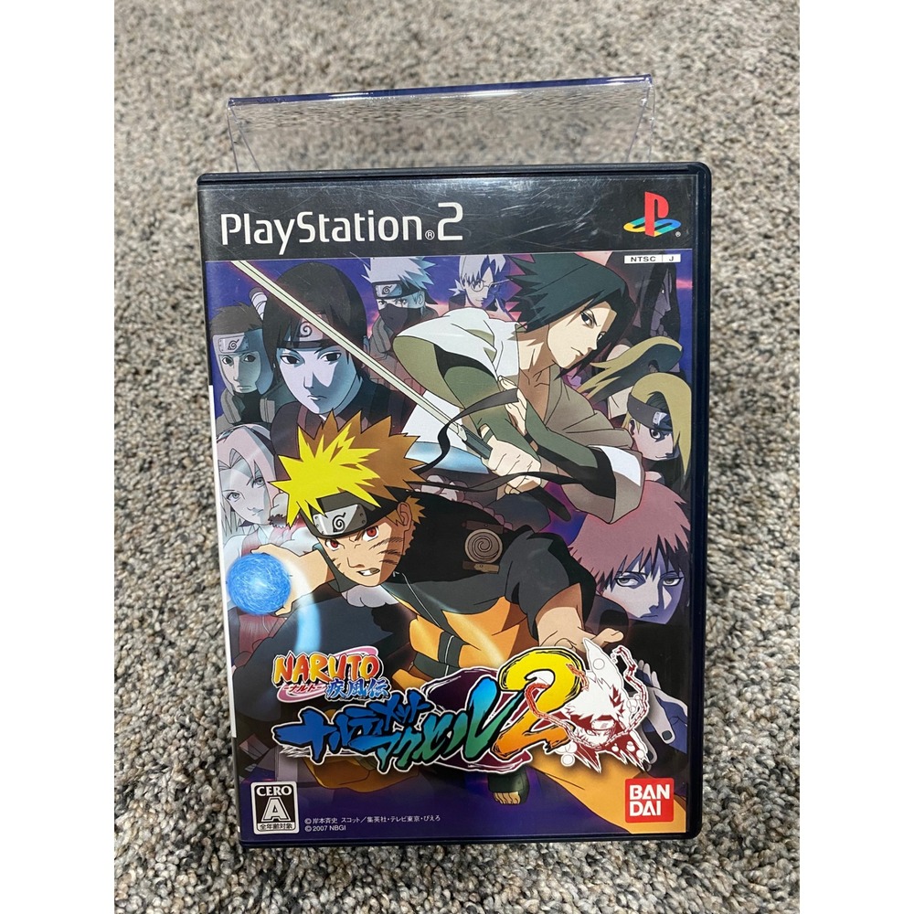 Video Game Naruto Shippuden Narutimate Accelerator 2 PS2 NTSC-J Bandai Excellent